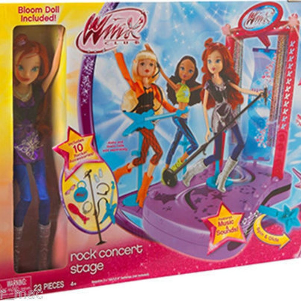 RARE✿✿Winx Club Concert Stage with Bloom Doll